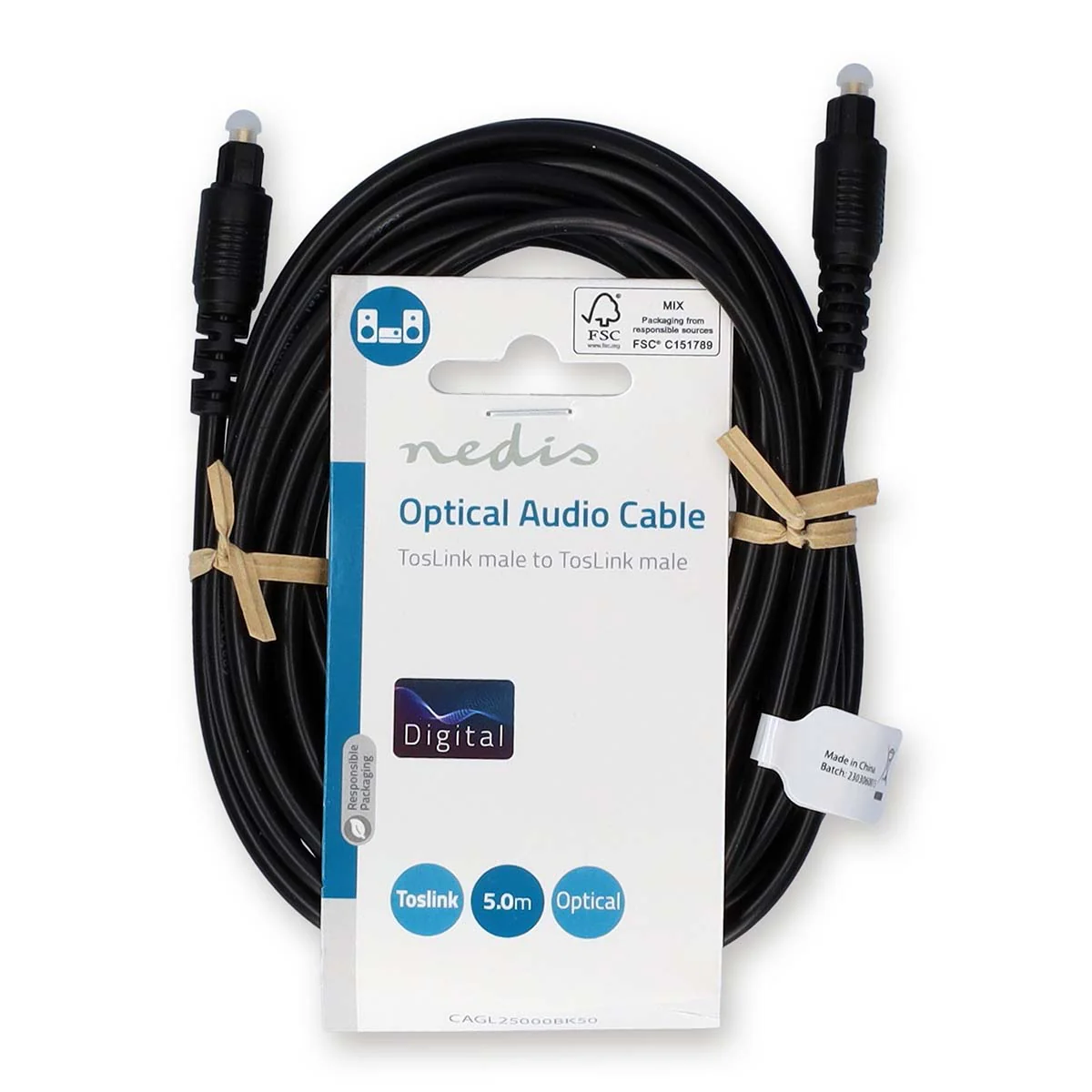 Optische Audiokabel TosLink Male - TosLink Male - Rond - Image 7