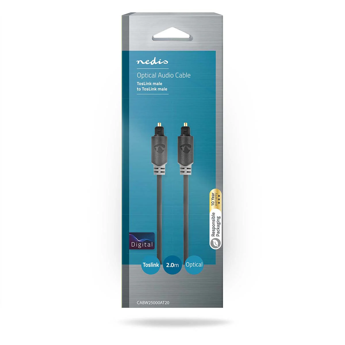 Optische Audiokabel TosLink Male - TosLink Male - Rond - Image 4
