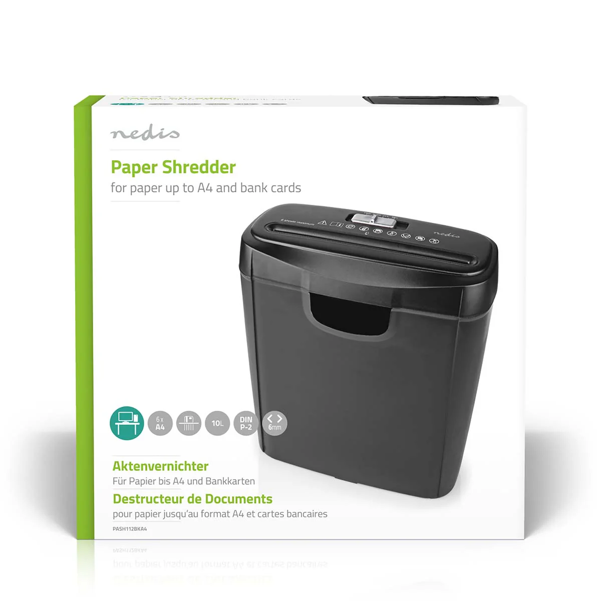 Papierversnipperaar Strips Snijden - 6x A4-pagina's - 10l - Image 11