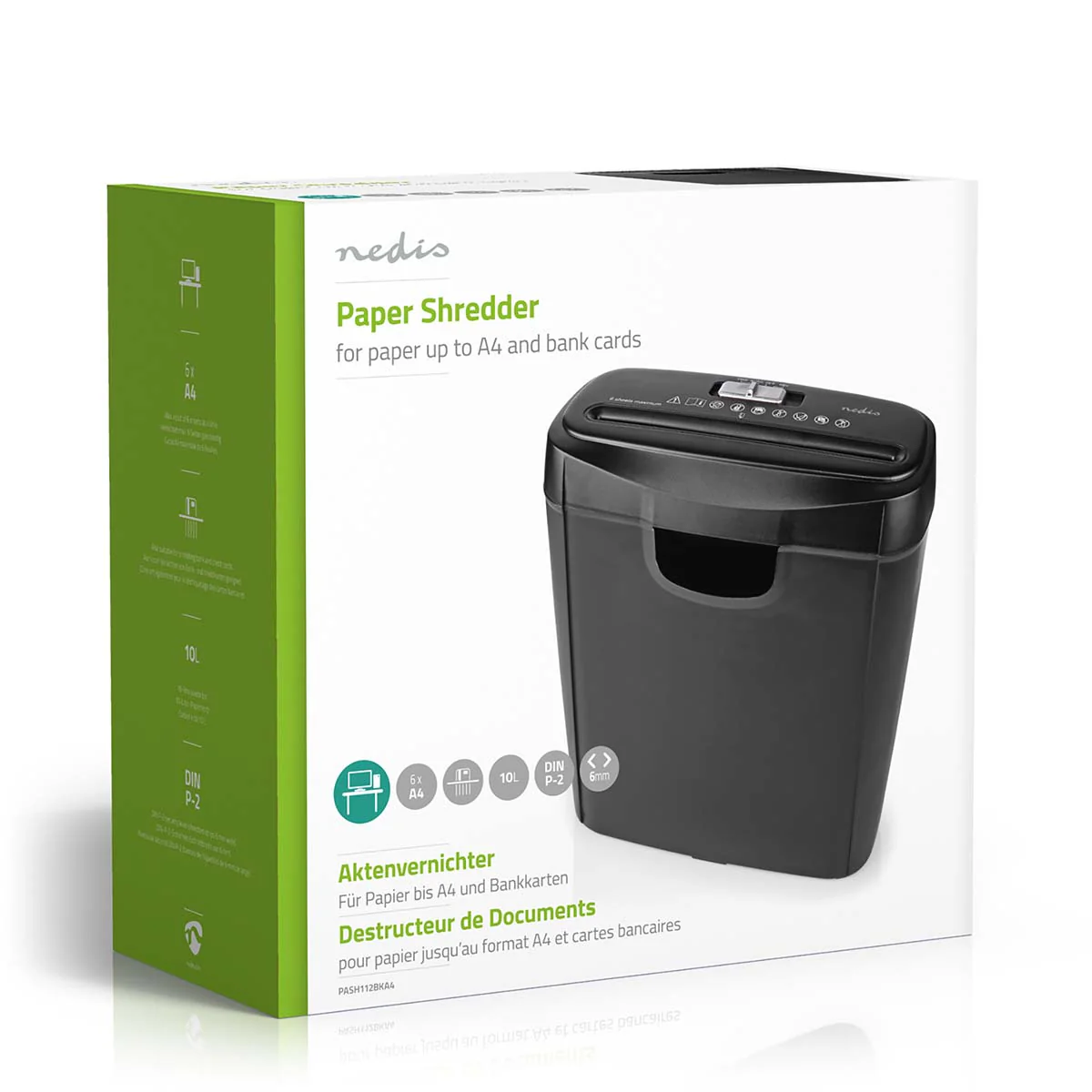 Papierversnipperaar Strips Snijden - 6x A4-pagina's - 10l - Image 13