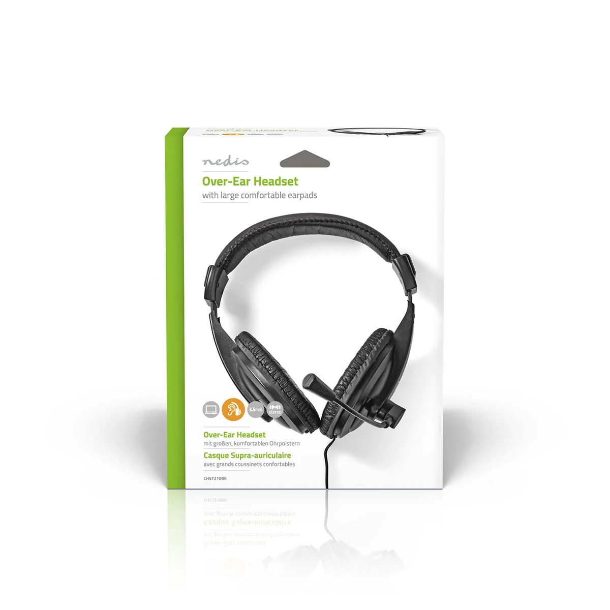 PC-Headset Over-Ear - Stereo - 1x 3.5 mm / 2x 3.5 mm - Image 10