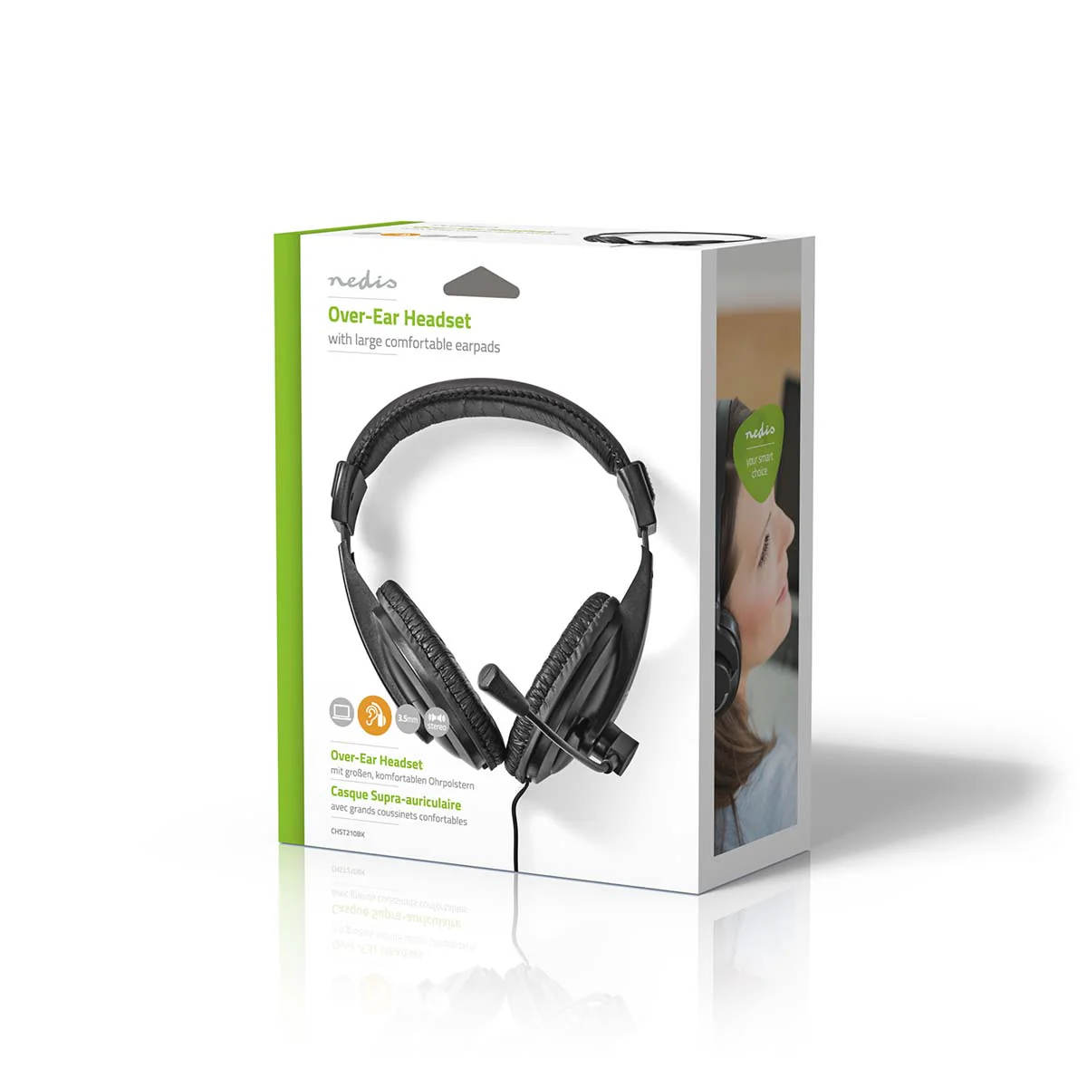 PC-Headset Over-Ear - Stereo - 1x 3.5 mm / 2x 3.5 mm - Image 11