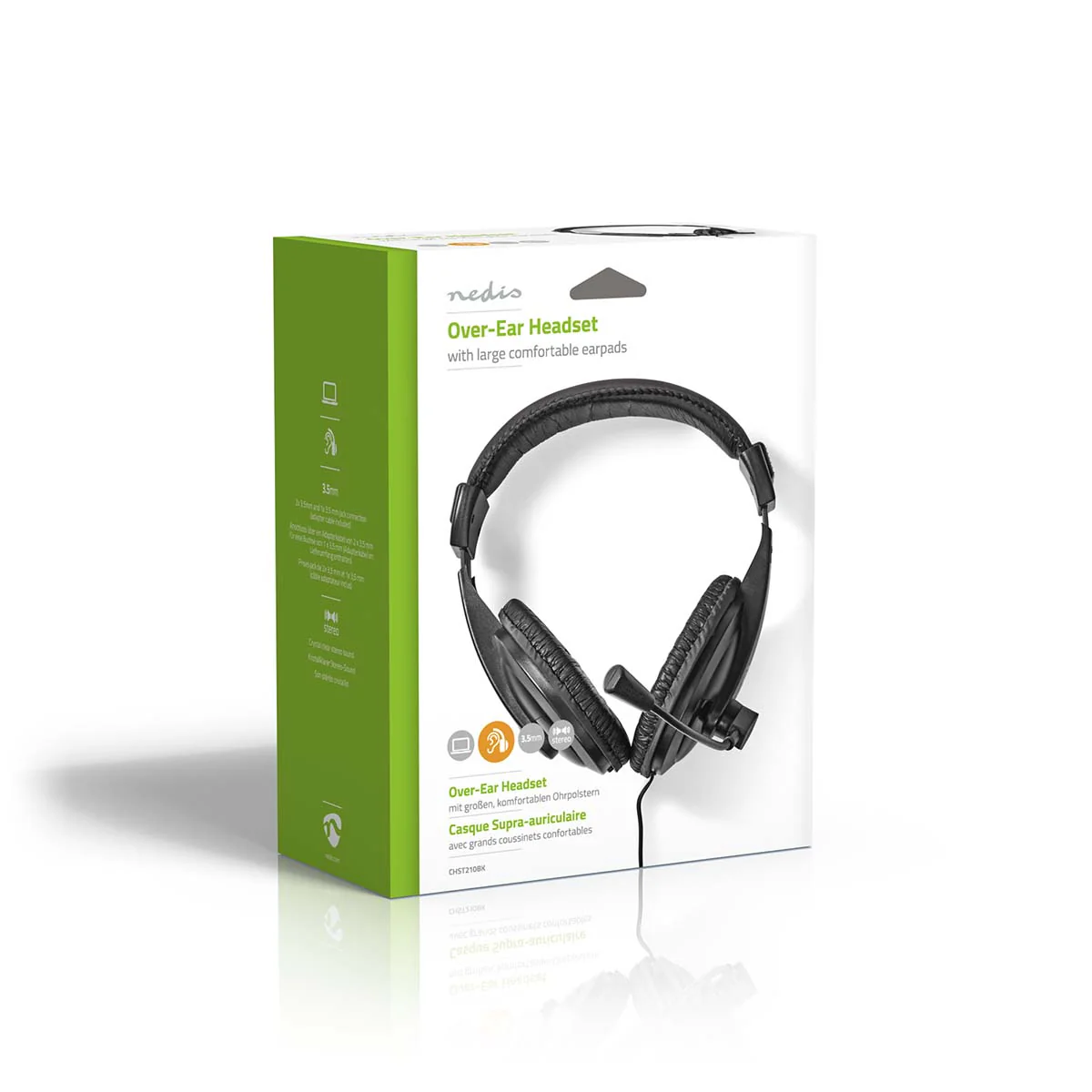 PC-Headset Over-Ear - Stereo - 1x 3.5 mm / 2x 3.5 mm - Image 12