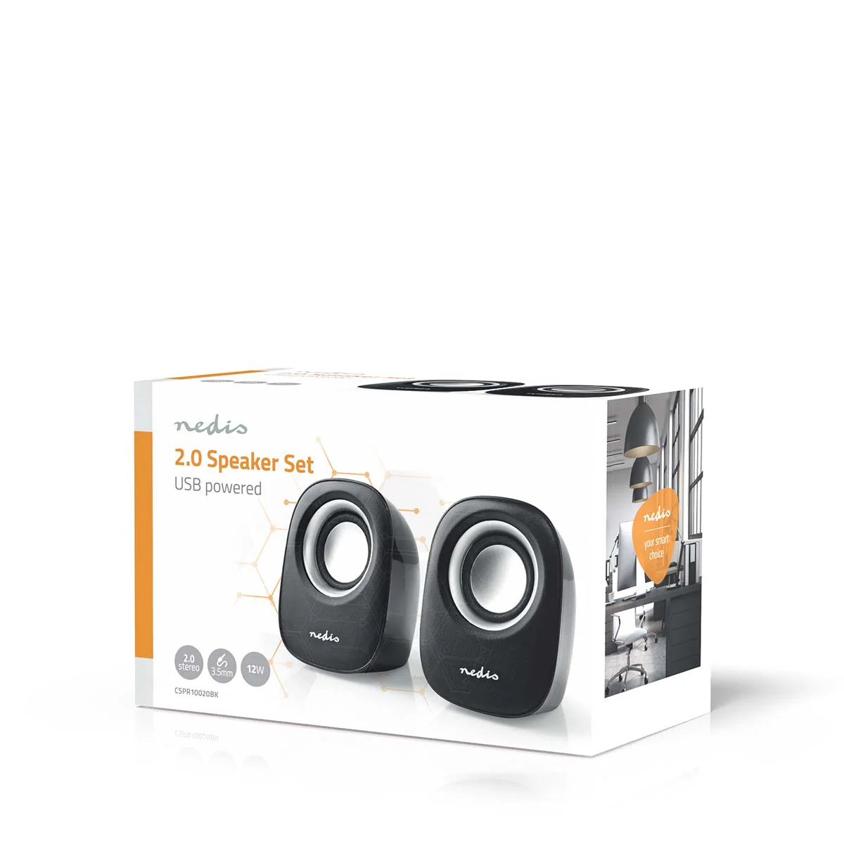 PC-Speaker 2.0 - 12W - 3,5 mm Male - Image 8