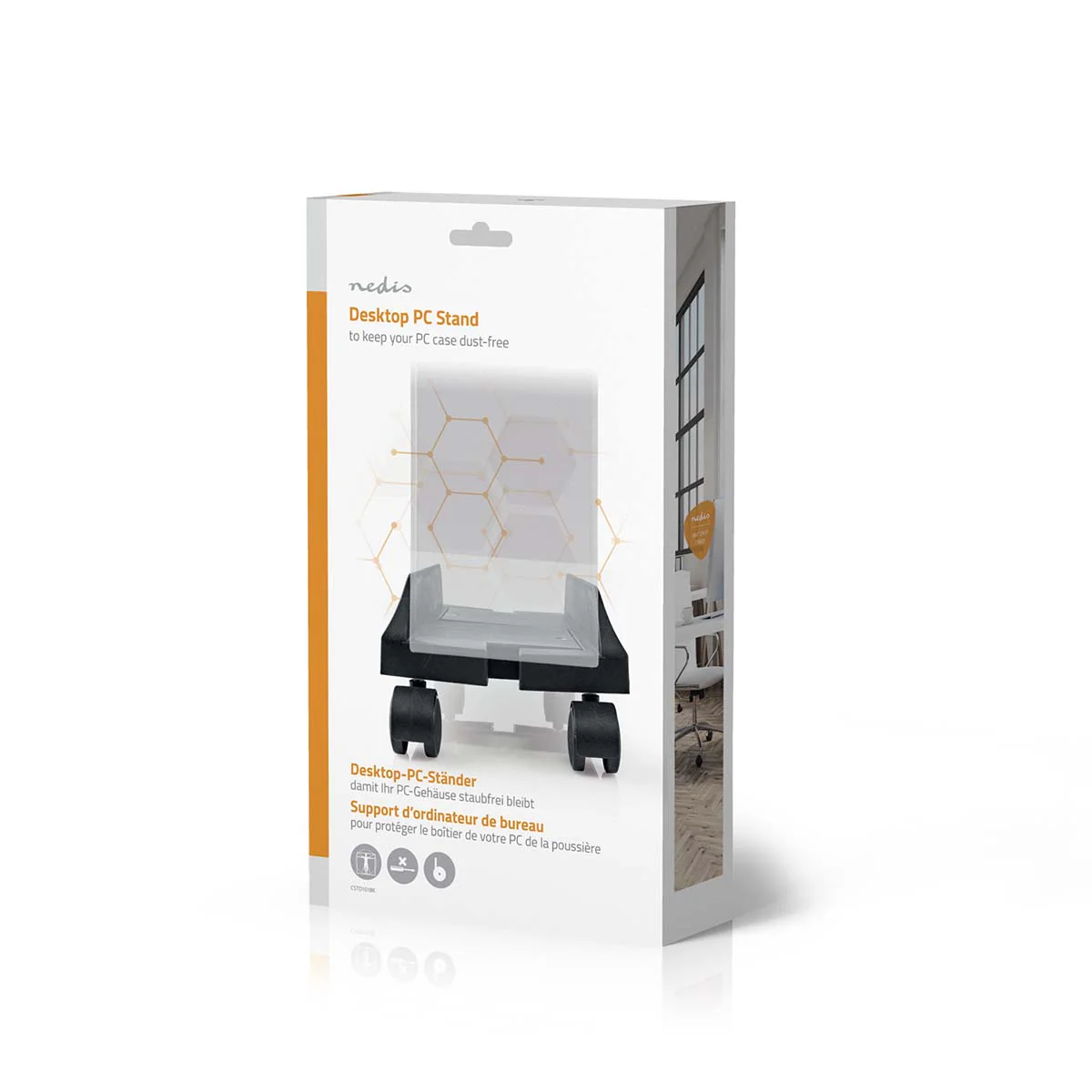 PC-Standaard Draai- en Kantelbaar / Verstelbare Breedte - 14.5 - 24.2 cm - 20 kg - Image 10