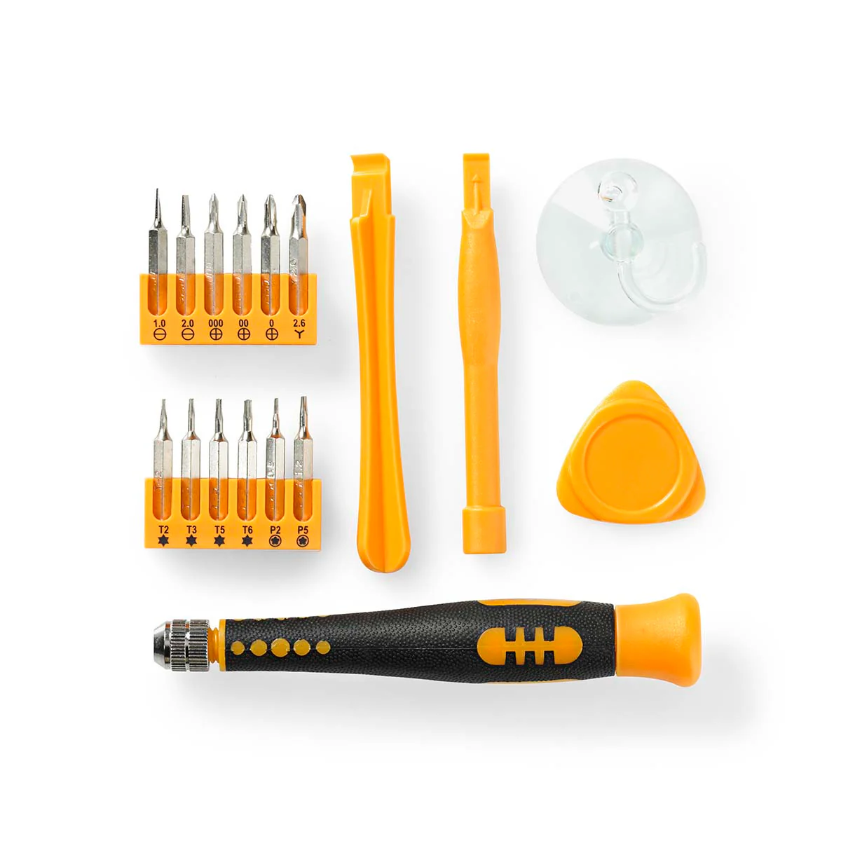 Phone/tablet repair set 17-in-1 - PC / Smartphone / Tablet - ABS / Metaal - Image 6