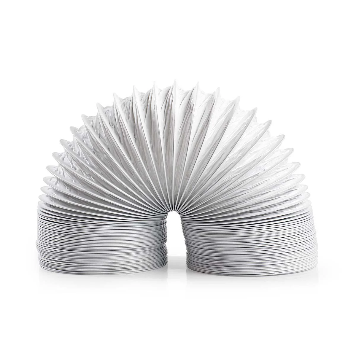 PVC Luchtafvoerslang 100 mm - Geschikt voor: Luchtventilatie / Wasdrogers - Wit