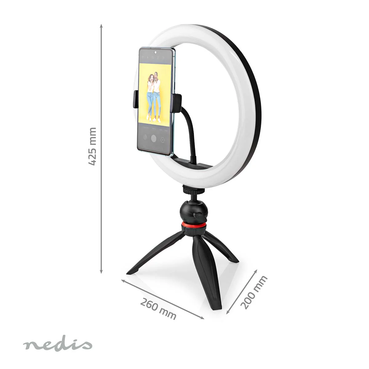 Ringlicht 10 inch - 120 LED's - 2700 - 6700K - Image 10