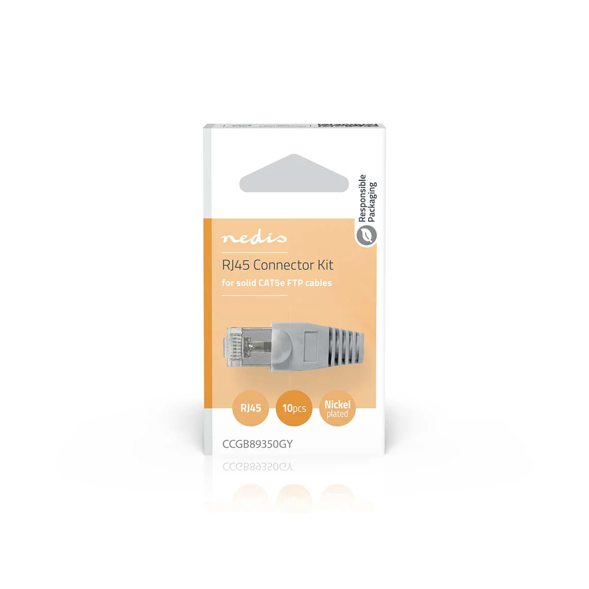 RJ45-Connector Male - Solid FTP CAT5e - Recht - Image 3
