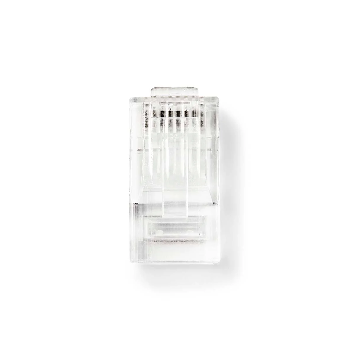 RJ45-Connector Male - Solid UTP CAT5e - Recht