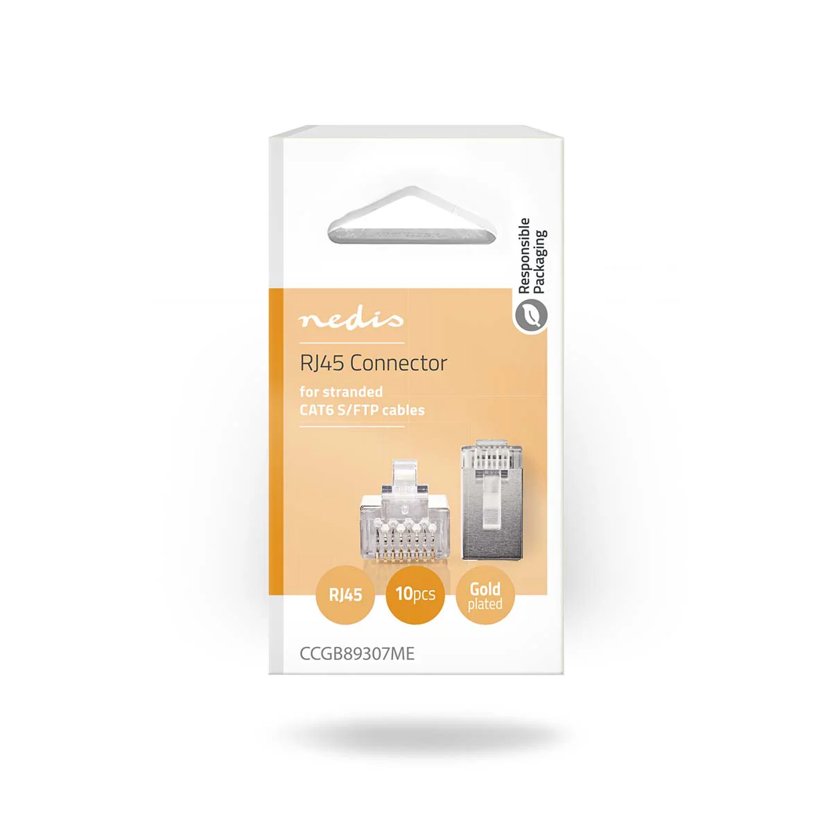 RJ45-Connector Male - Stranded STP CAT6 - Recht - Image 3