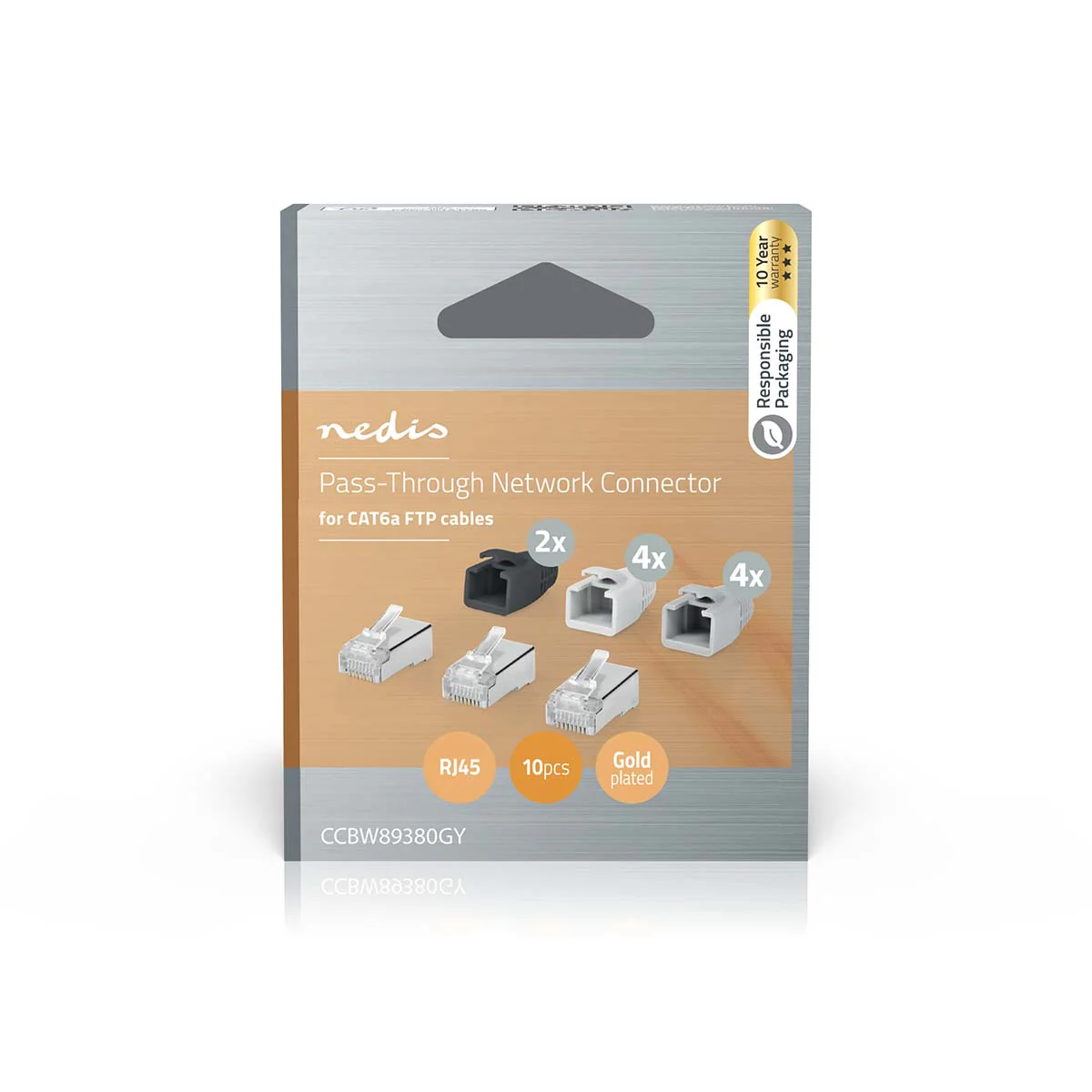 RJ45-Connector RJ45 Pass Through - Stevig/Gesnoerd FTP CAT6a - Recht - Image 7