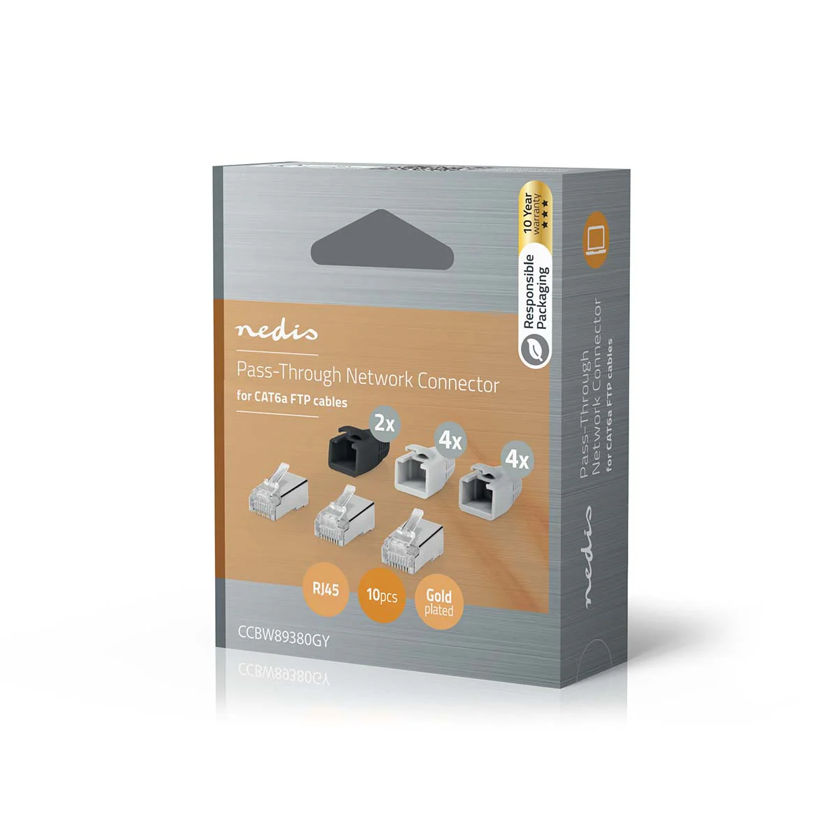 RJ45-Connector RJ45 Pass Through - Stevig/Gesnoerd FTP CAT6a - Recht - Image 8