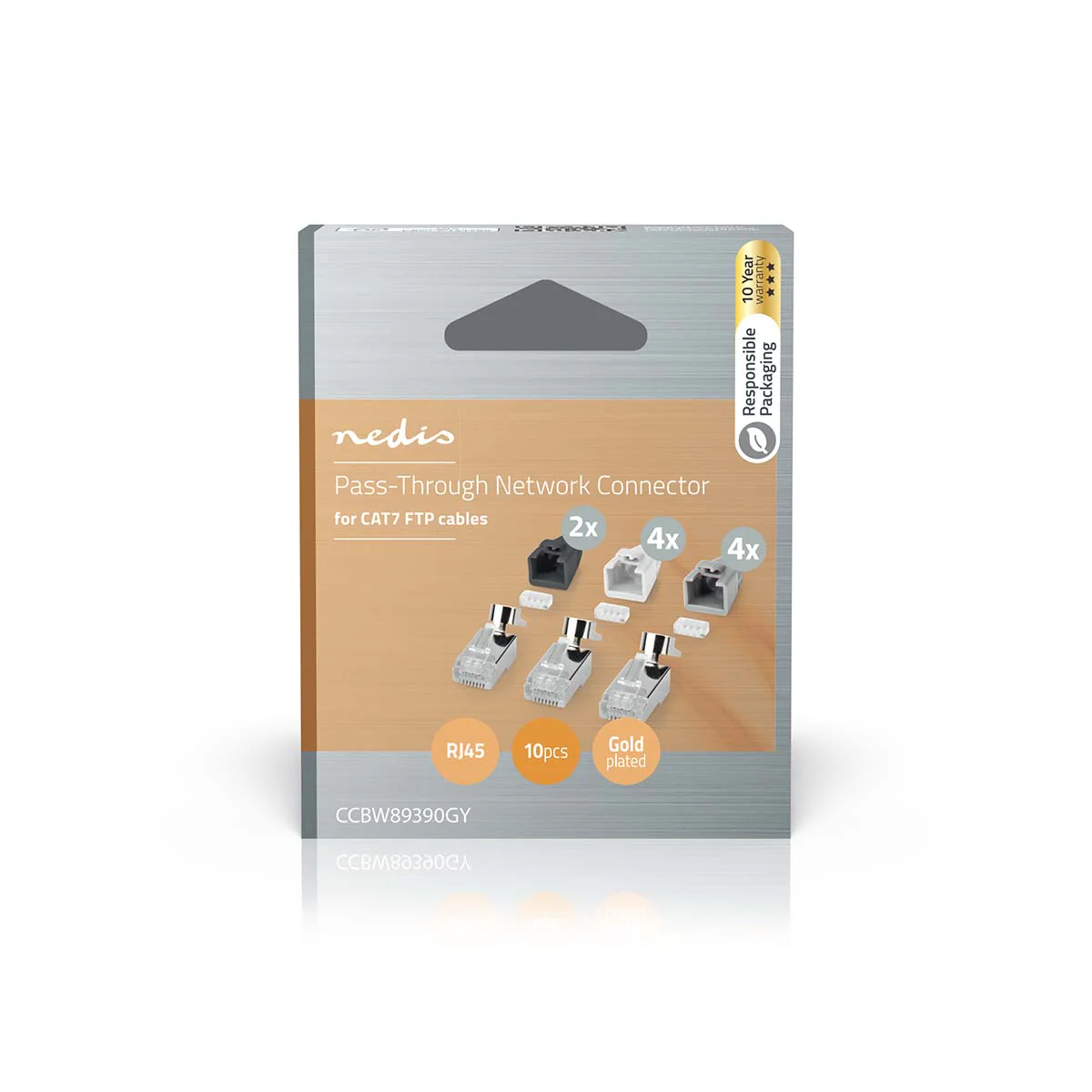 RJ45-Connector RJ45 Pass Through - Stevig/Gesnoerd FTP CAT7 - Recht - Image 7