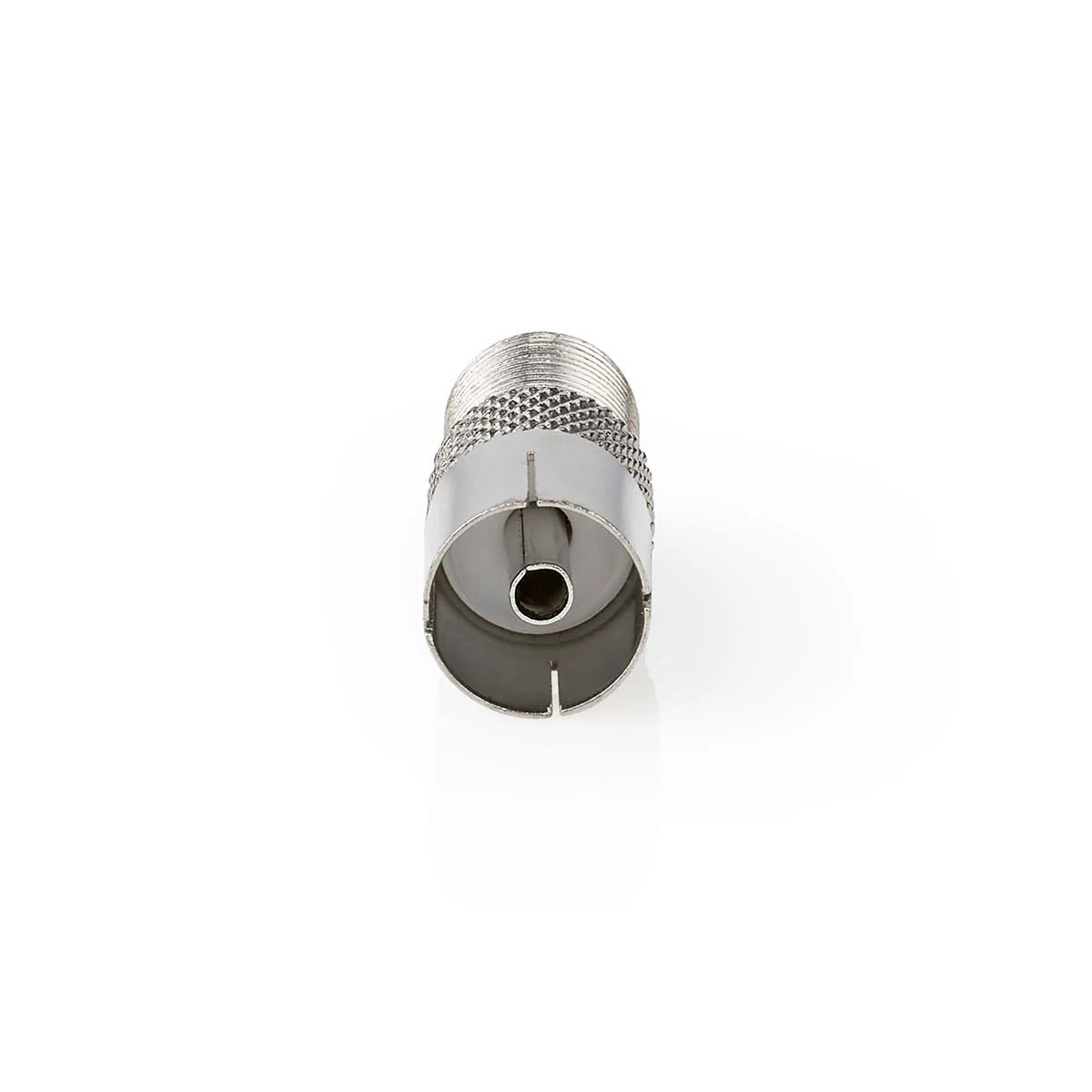 Satelliet- en Antenne-Adapter F-Female - IEC (Coax) Female - Vernikkeld - Image 2