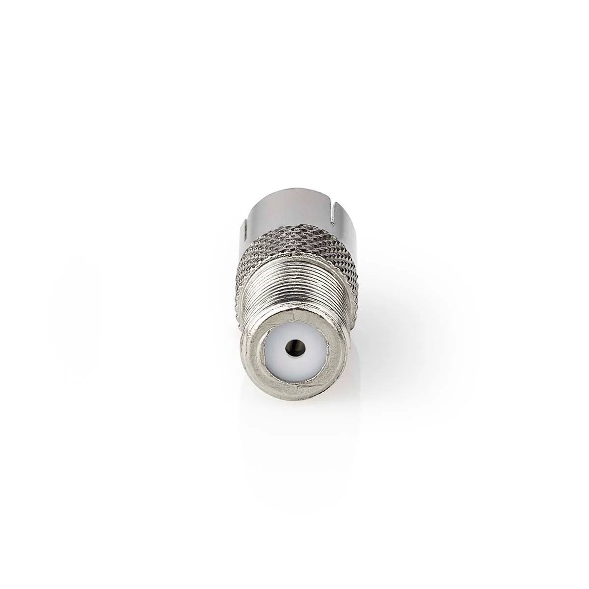 Satelliet- en Antenne-Adapter F-Female - IEC (Coax) Female - Vernikkeld - Image 4