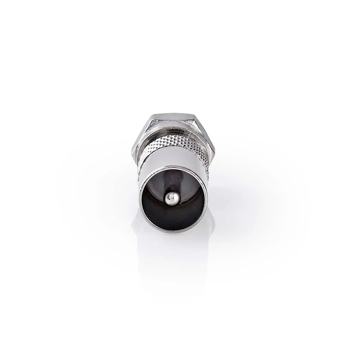 Satelliet- en Antenne-Adapter F-Male - IEC (Coax) Male - Vernikkeld - Image 3