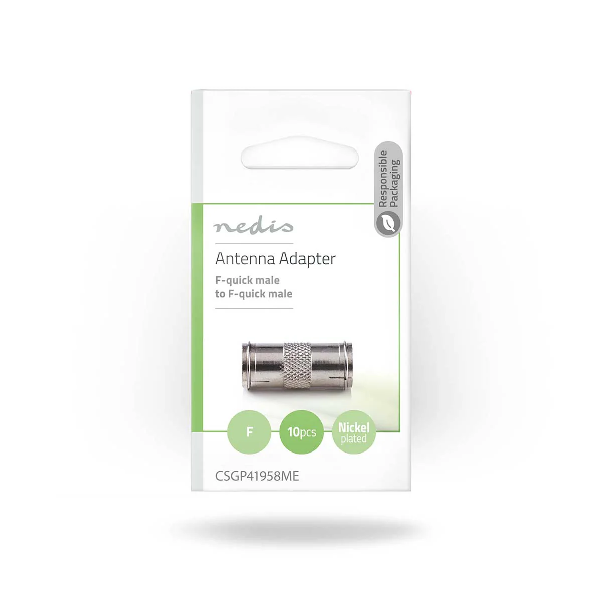 Satelliet- en Antenne-Adapter F-Male Quick - F-Male Quick - Vernikkeld - Image 5