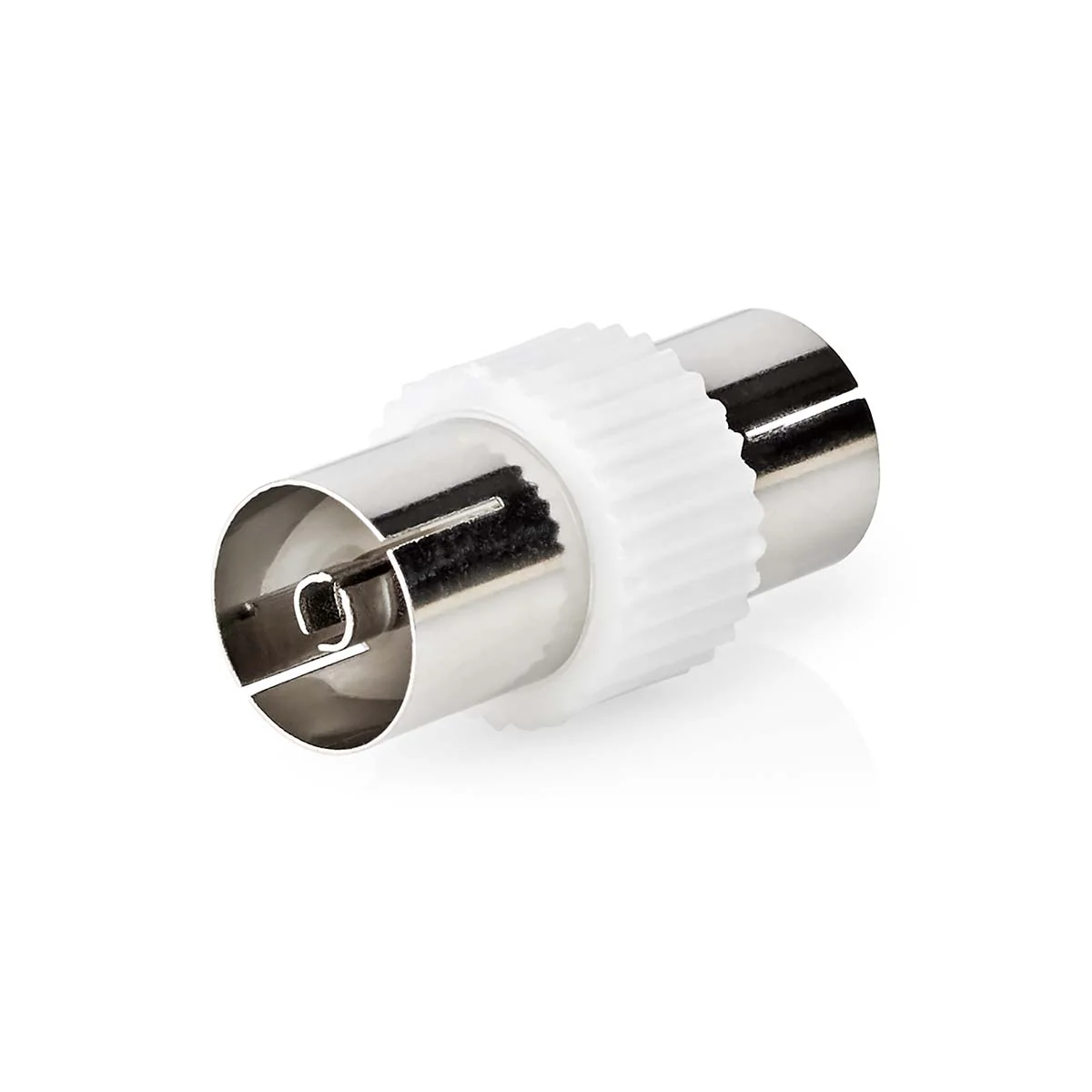 Satelliet- en Antenne-Adapter IEC (Coax) Female - IEC (Coax) Female - Vernikkeld