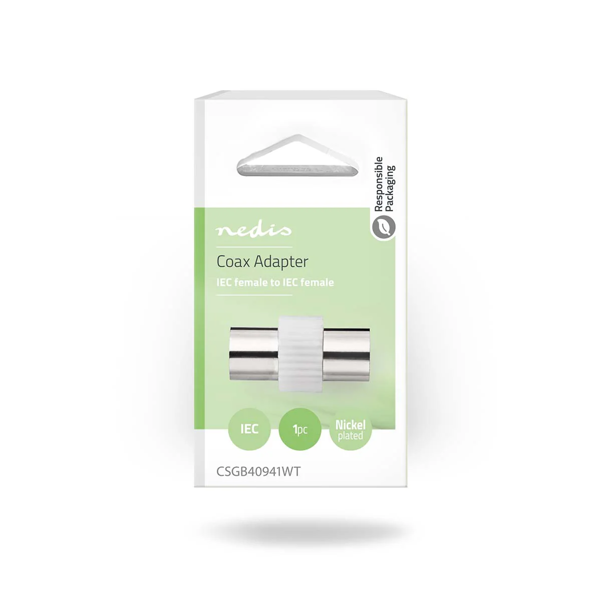 Satelliet- en Antenne-Adapter IEC (Coax) Female - IEC (Coax) Female - Vernikkeld - Image 5