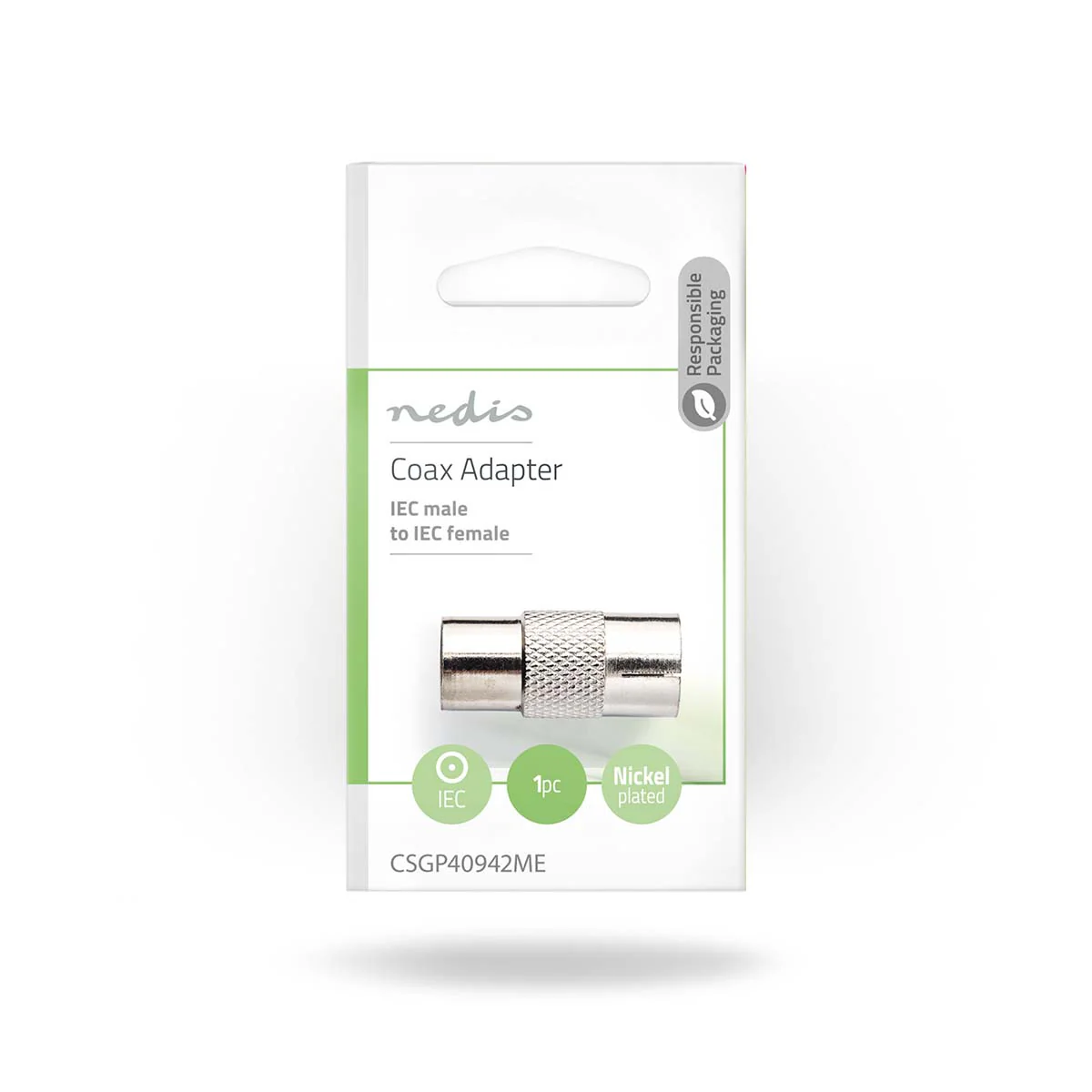 Satelliet- en Antenne-Adapter IEC (Coax) Male - IEC (Coax) Female - Vernikkeld - Image 6