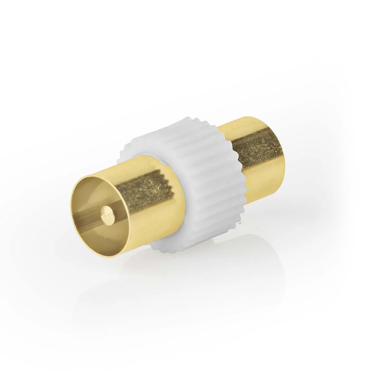 Satelliet- en Antenne-Adapter IEC (Coax) Male - IEC (Coax) Male - Verguld