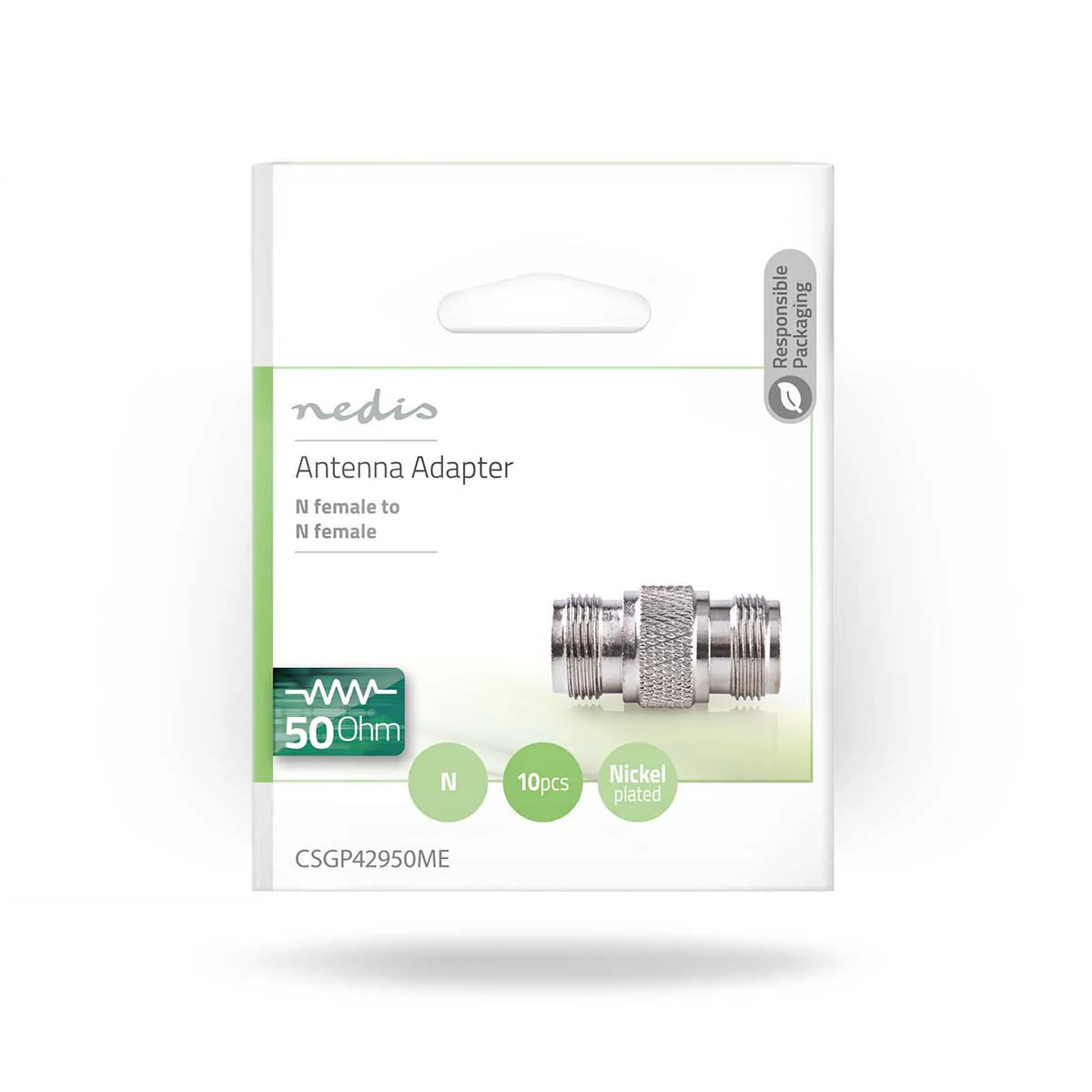 Satelliet- en Antenne-Adapter N-Female - N-Female - Vernikkeld - Image 5