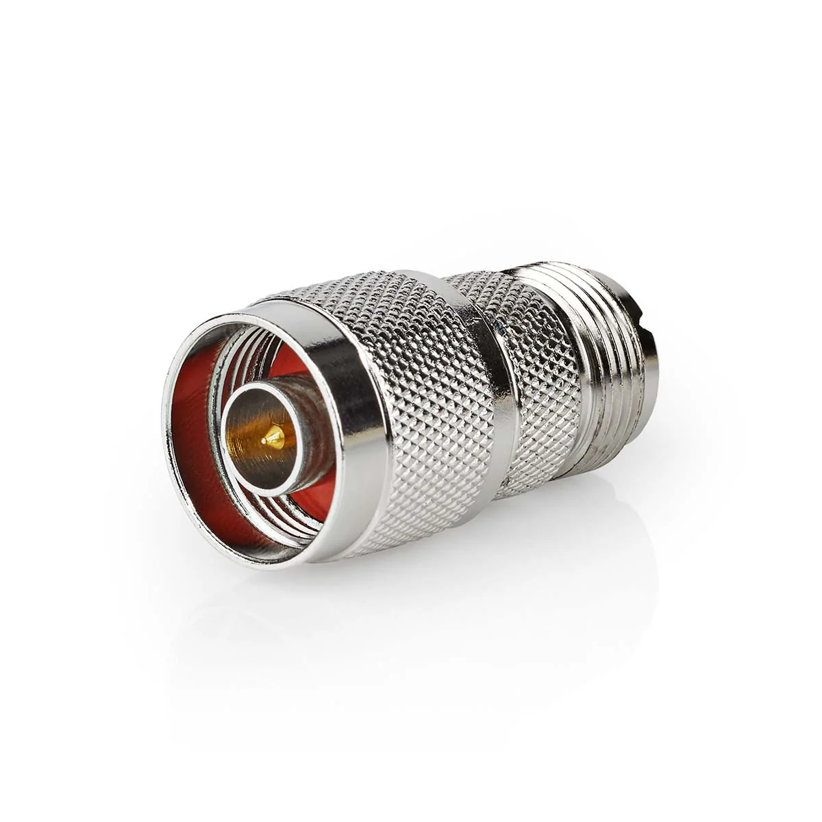Satelliet- en Antenne-Adapter N-Male - PL259 Female - Vernikkeld