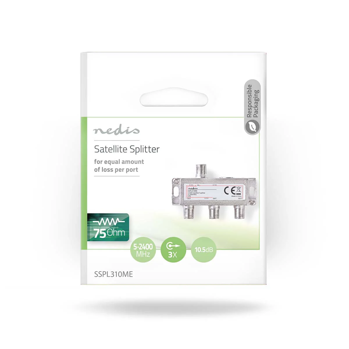 Satellietsplitter 5 - 2400 MHz - 6.5 dB - Aantal ingangen: 1 - Image 6