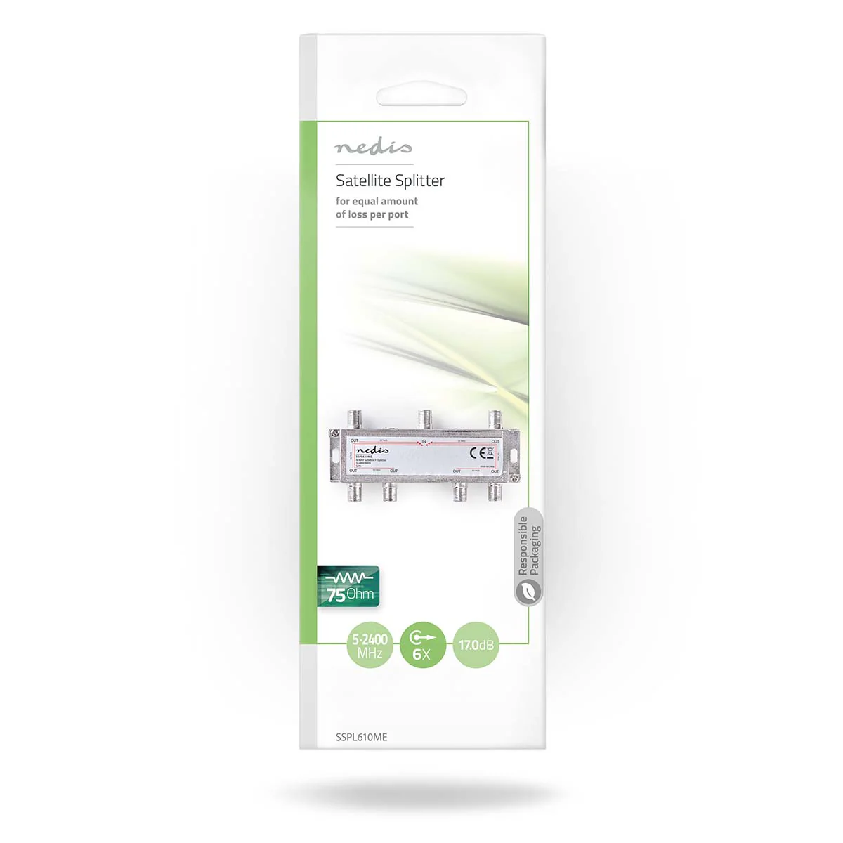 Satellietsplitter 5 - 2400 MHz - 6.5 dB - Aantal ingangen: 1 - Image 8