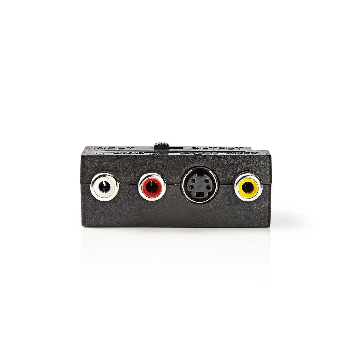 SCART-Adapter SCART Male - S-Video Female / 3x RCA Female - Vernikkeld - Image 2