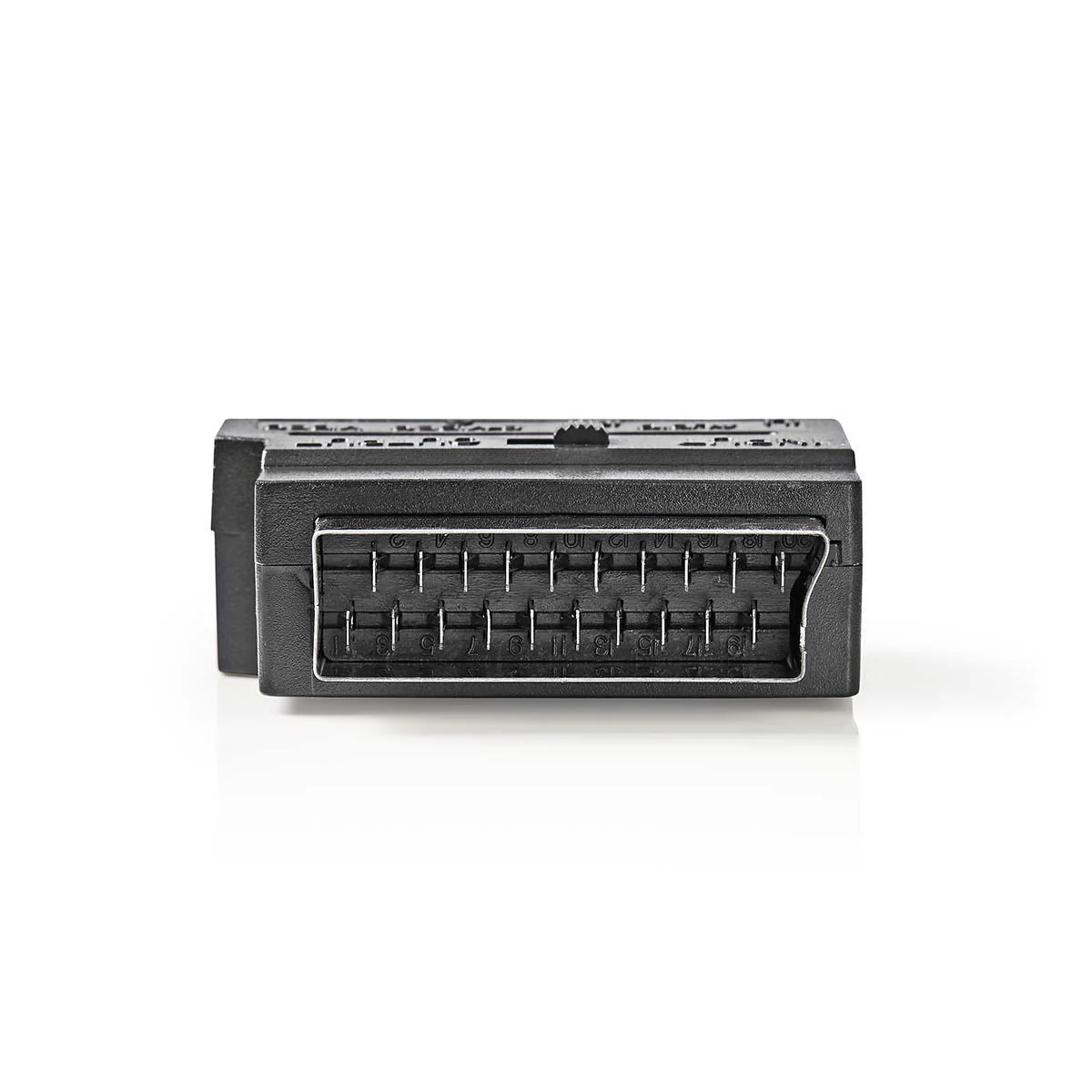 SCART-Adapter SCART Male - S-Video Female / 3x RCA Female - Vernikkeld - Image 3