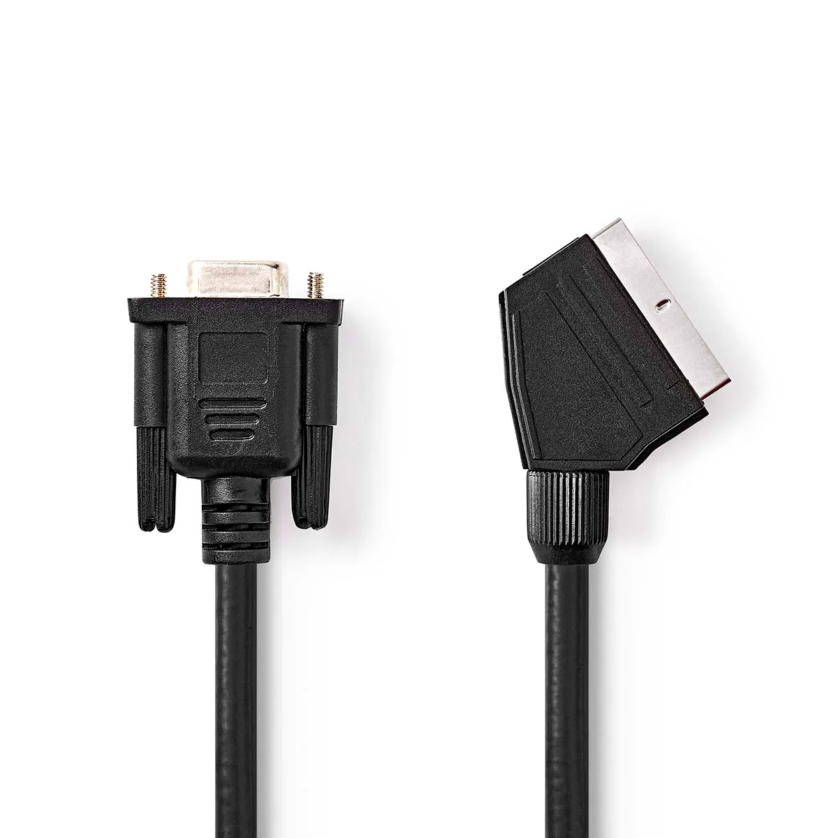SCART-Kabel SCART Male - VGA Female 15p - Vernikkeld