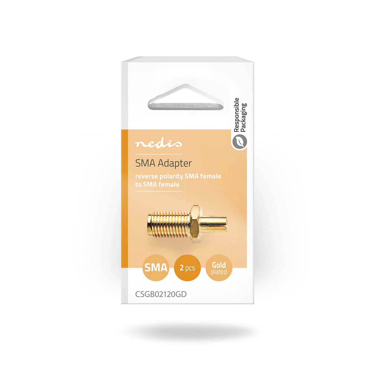SMA-Adapter SMA Female - TS9 - Verguld - Image 4