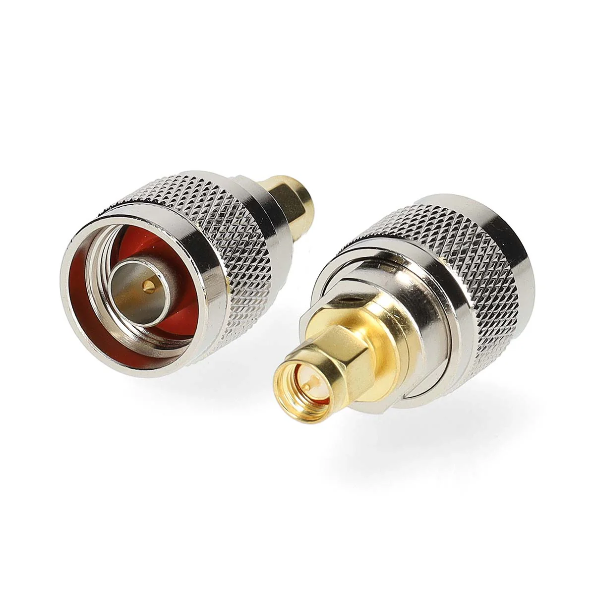 SMA-Adapter SMA Male - N-Male - Verguld
