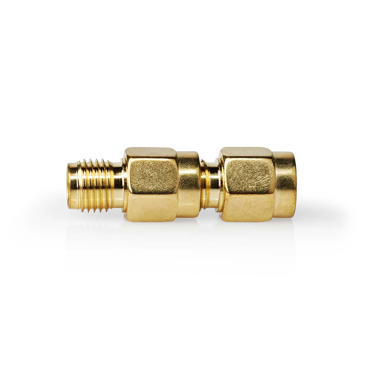 SMA-Adapter SMA Male Omgekeerde Polariteit - SMA Female - Verguld - Image 3