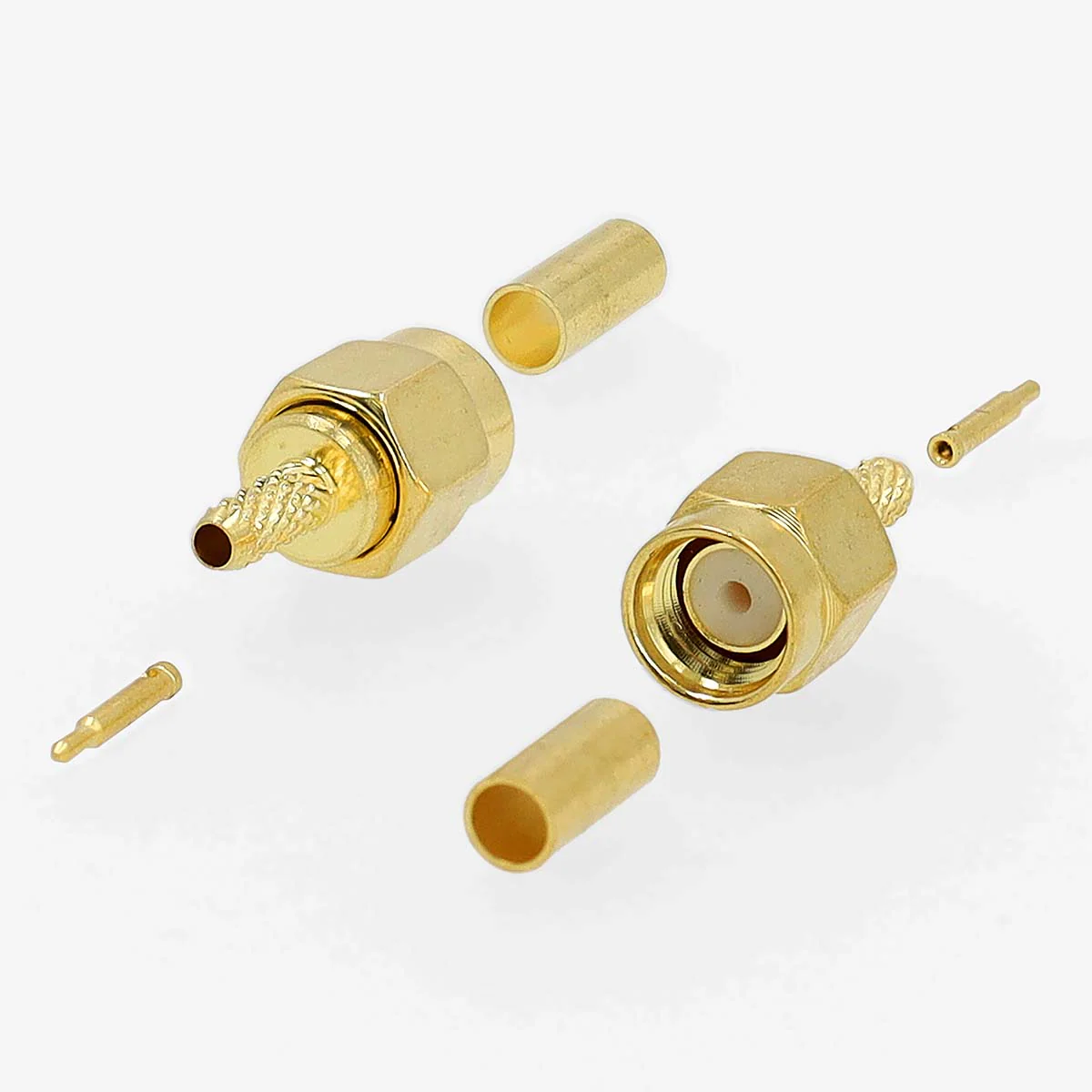 SMA-Connector Recht - Male - Verguld - Image 3