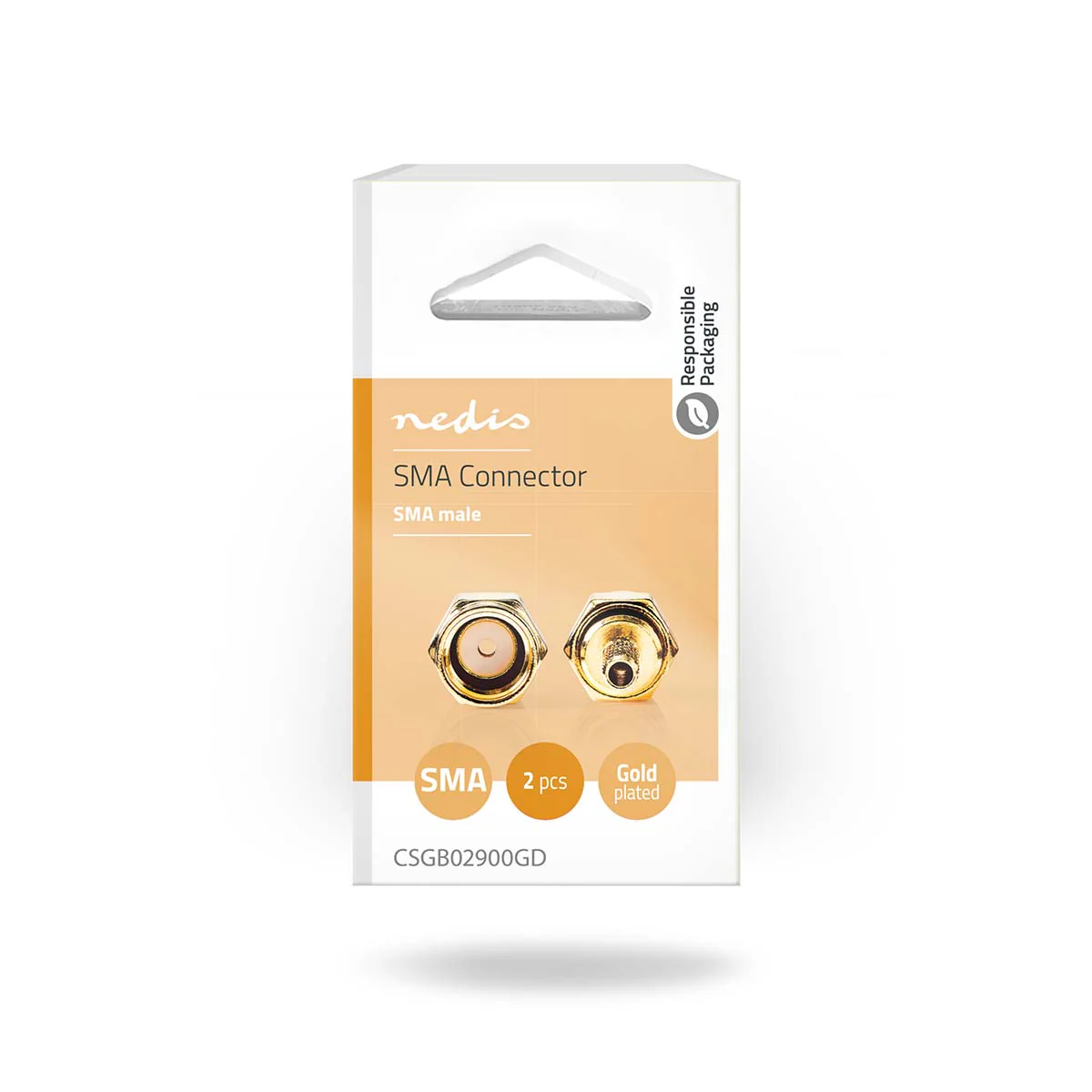 SMA-Connector Recht - Male - Verguld - Image 4