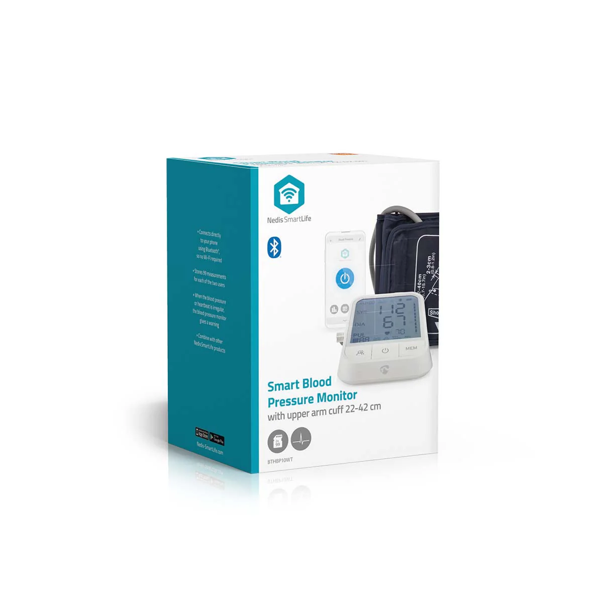 SmartLife Bloeddrukmeter Arm - Bluetooth® - LCD - Image 13