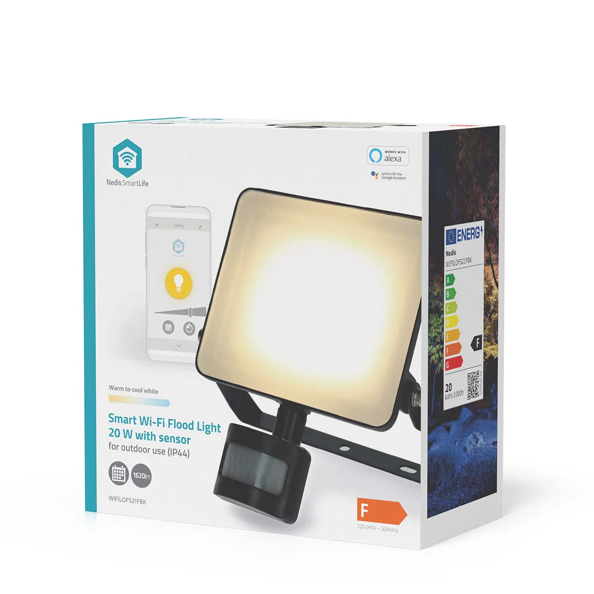 Smartlife Buitenlamp Bewegingssensor - 1620 lm - Wi-Fi - Image 14