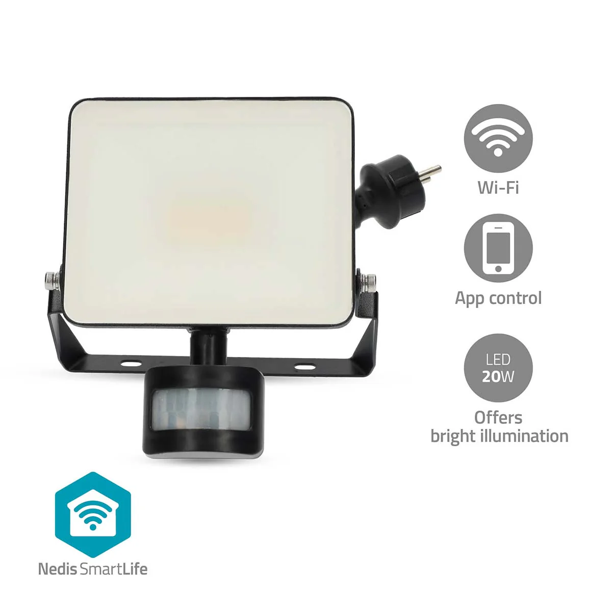 Smartlife Buitenlamp Bewegingssensor - 1620 lm - Wi-Fi - Image 7