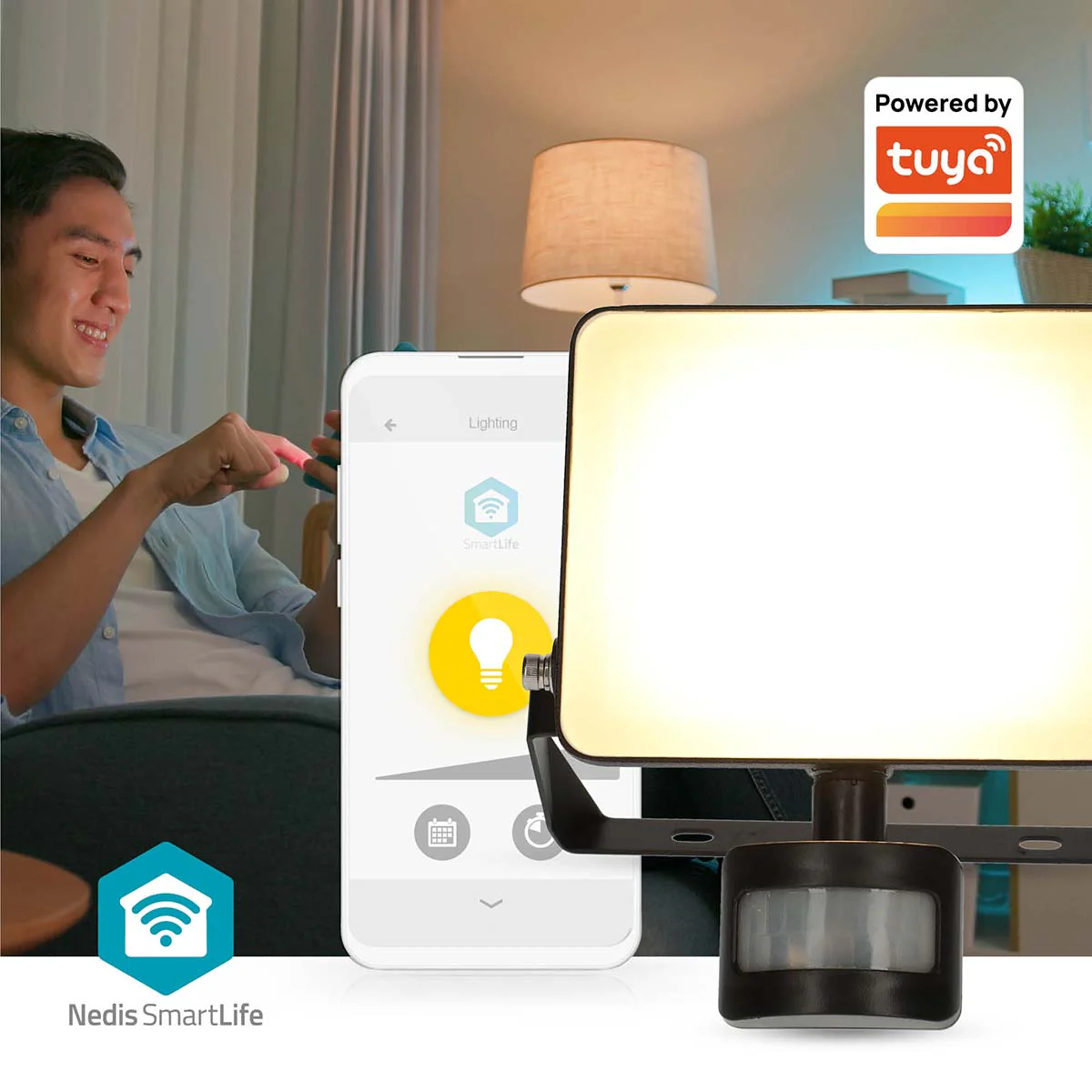 Smartlife Buitenlamp Bewegingssensor - 1620 lm - Wi-Fi - Image 8