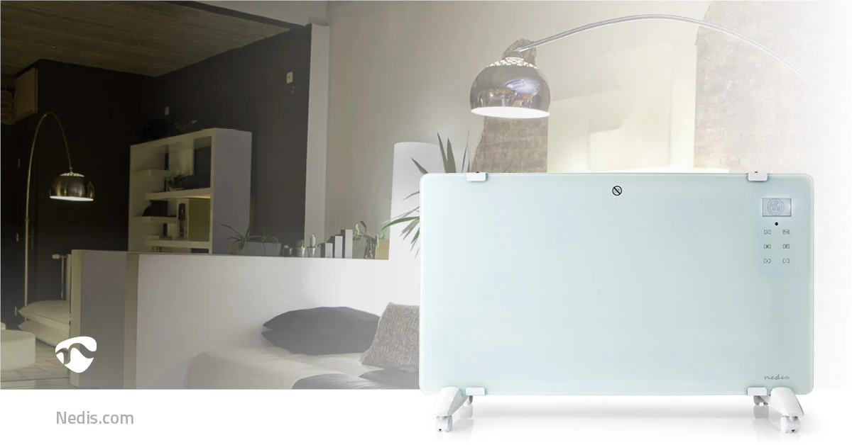 SmartLife Convectorkachel Geschikt voor badkamer - Glazen Paneel - 2000W - Image 18