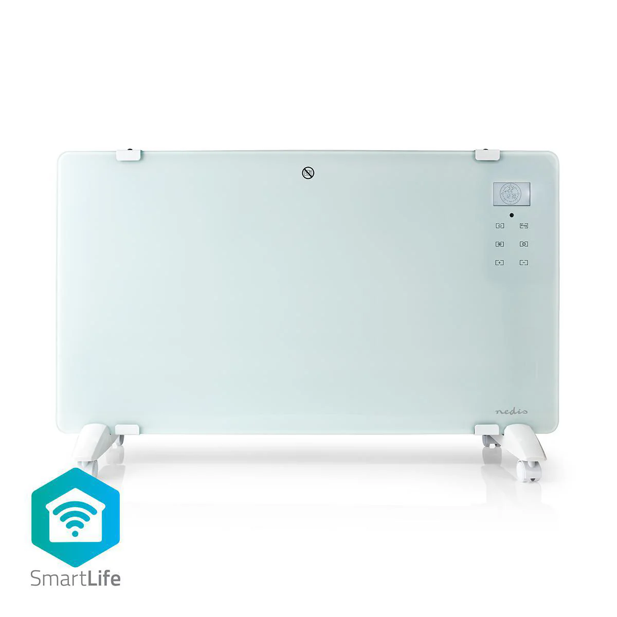 SmartLife Convectorkachel Geschikt voor badkamer - Glazen Paneel - 2000W - Image 9