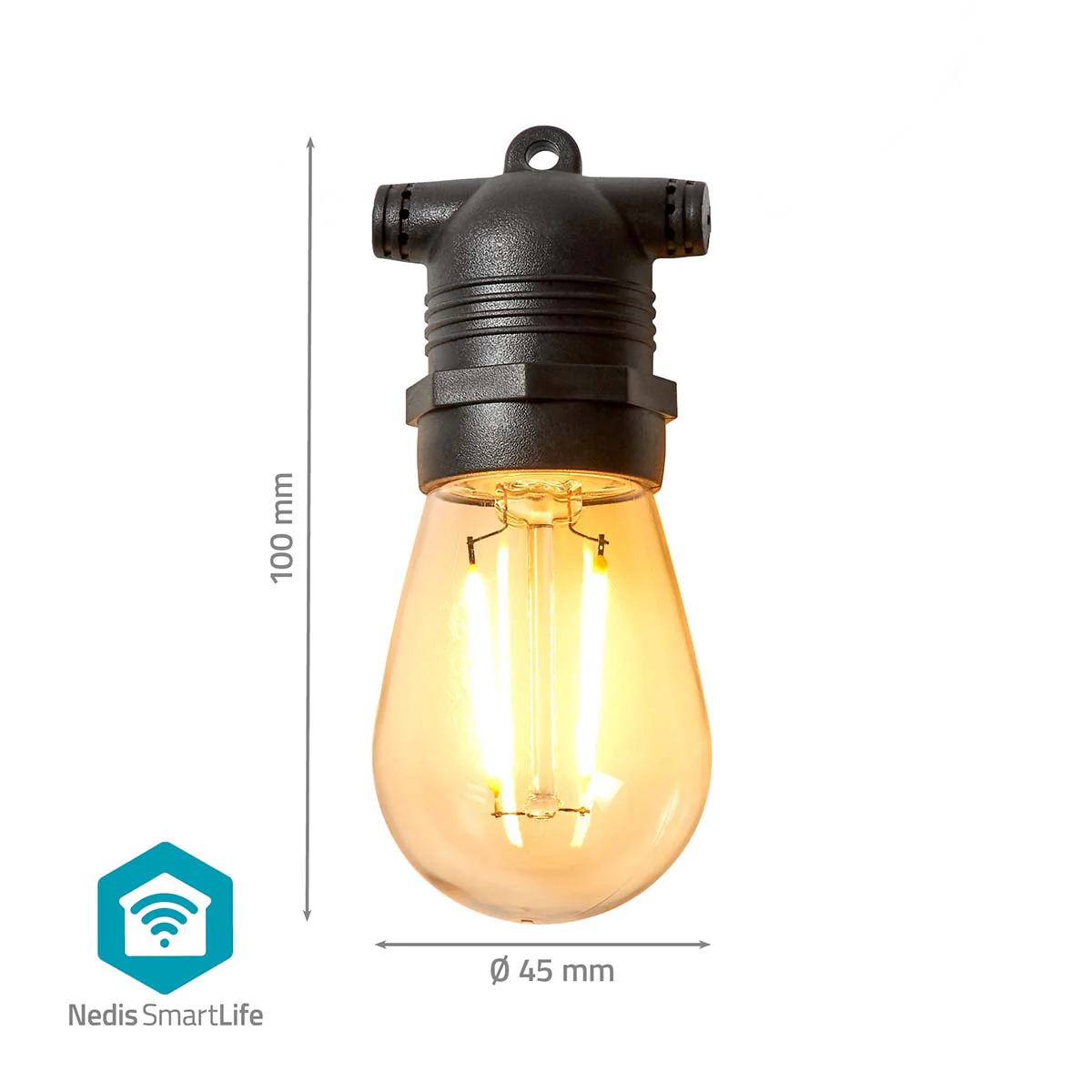 SmartLife Decoratieve Verlichting Feestverlichting - Wi-Fi - Warm Wit - Image 11