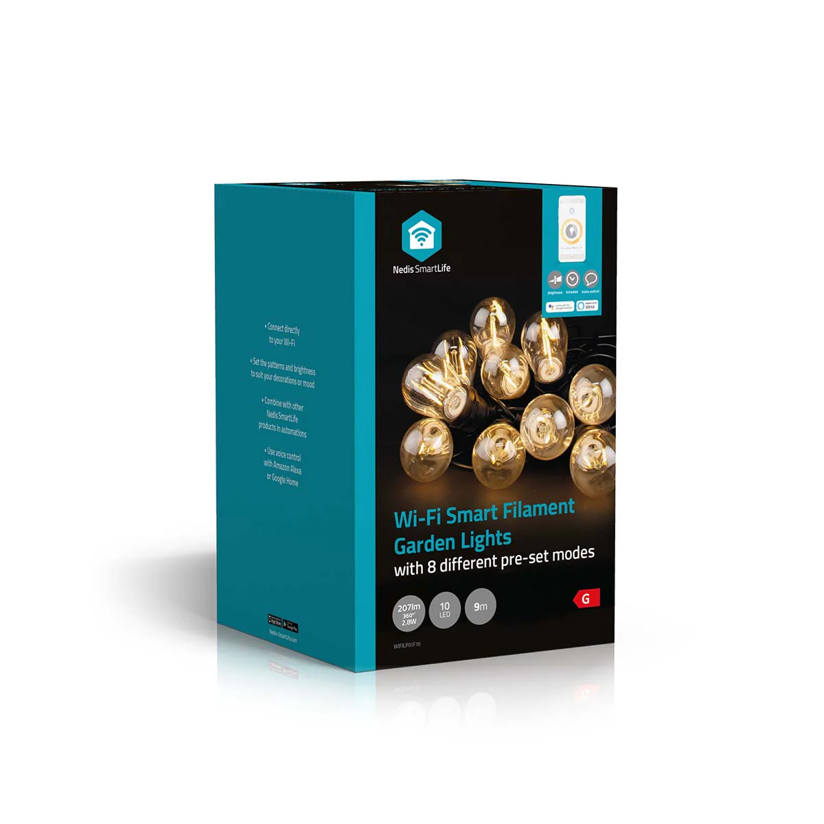 SmartLife Decoratieve Verlichting Feestverlichting - Wi-Fi - Warm Wit - Image 15