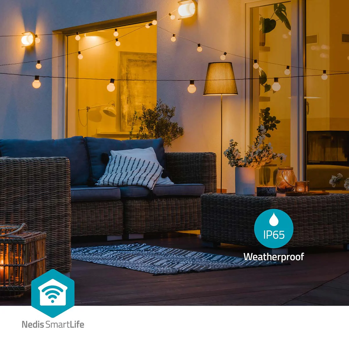 SmartLife Decoratieve Verlichting Feestverlichting - Wi-Fi - Warm Wit - Image 9