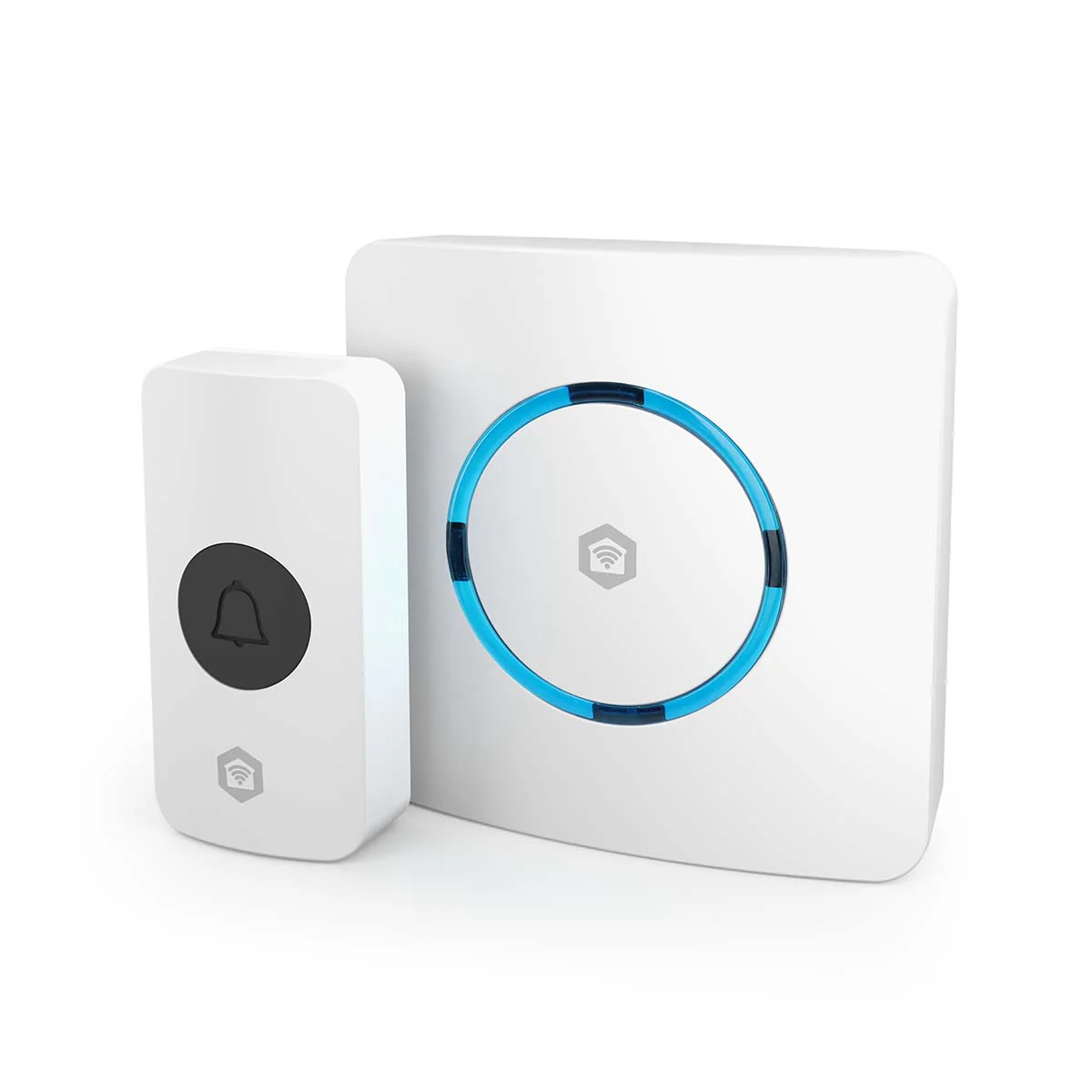 Nedis WIFIDB11CWT - Slimme draadloze deurbel met plug-in bel en sirenefunctie - Regelbaar volume - Wit - Image 5