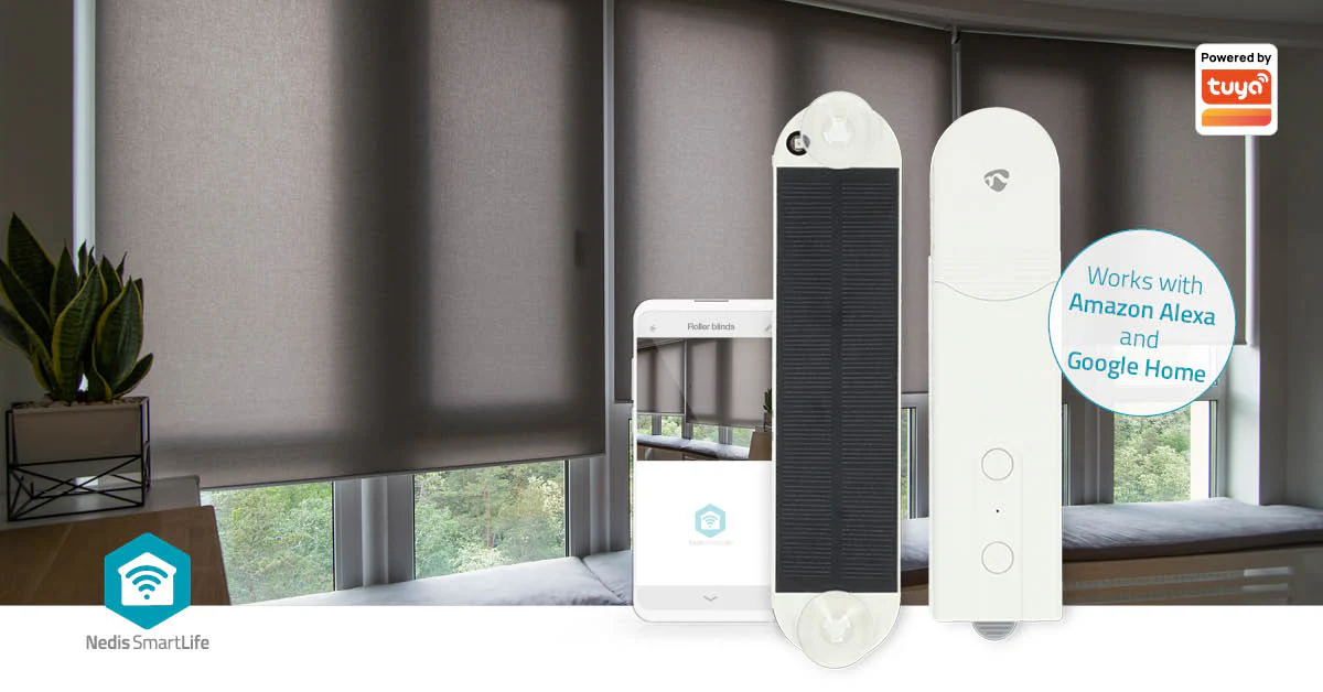 SmartLife Gordijnrobot Kabelsysteem - Paneelgordijnen / Rolgordijnen / Vouwgordijnen - Netvoeding / Solar Powered - Image 17