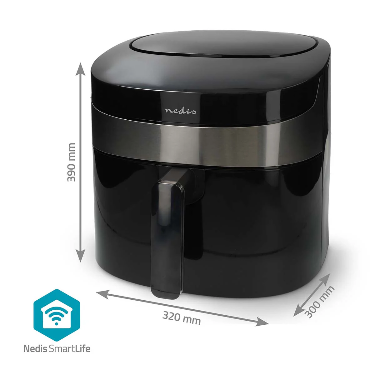 SmartLife Heteluchtfriteuse Wi-Fi - 7,2l - Tijdschakelaar: 1u - Image 11